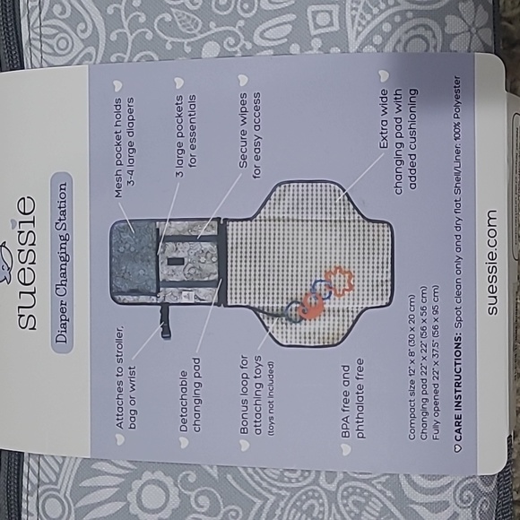 New Suessie Travel Diaper Changing Station - Picture 2 of 2